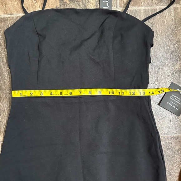 NWT Lulu's Chic Black Mini Dress Size L - Picture 5 of 5